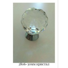 Ручка меблева 2806- 30мм кристал